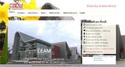 Desktop Screenshot of ceamanalisi.it